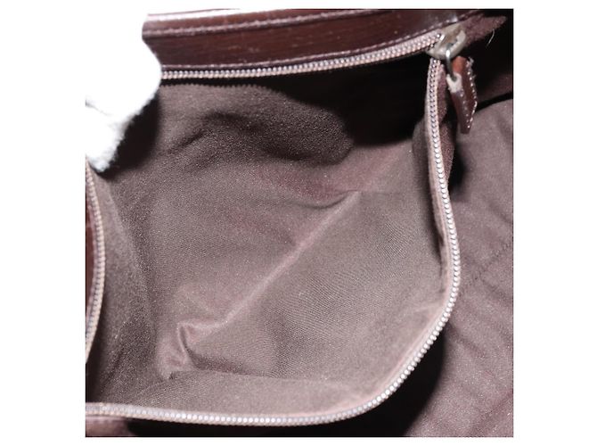 Borsa Tote GUCCI GG Supreme PVC Beige Argento 114595 Auth kk671 - vista 22