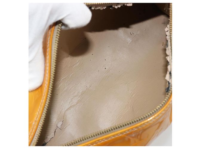 LOUIS VUITTON Borsa Monogram Vernis Bedford Beige M91006 LV Auth 171223 - vista 10