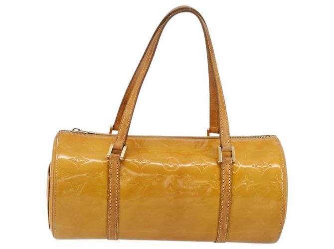 LOUIS VUITTON Borsa Monogram Vernis Bedford Beige M91006 LV Auth 171223 - vista 13