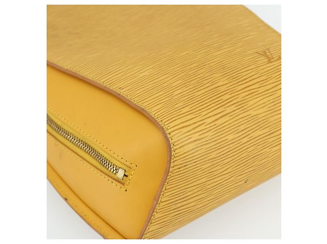 Zaino LOUIS VUITTON Epi Mabillon Giallo M52239 LV Auth 177227 - vista 15