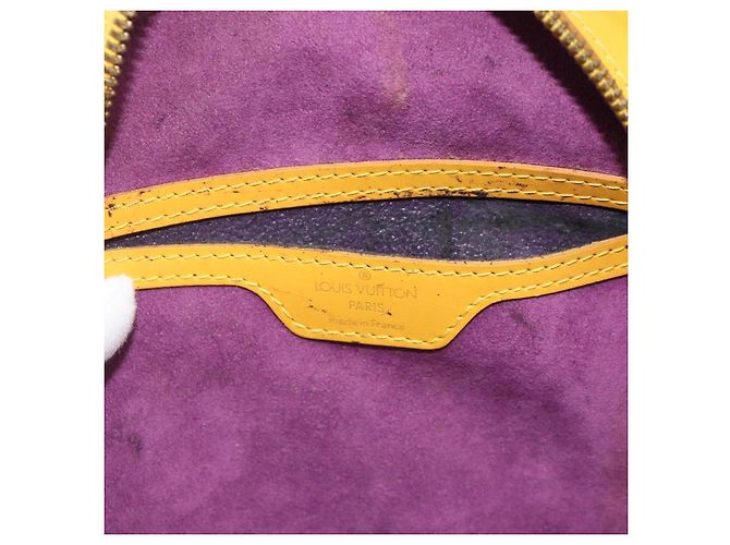 Zaino LOUIS VUITTON Epi Mabillon Giallo M52239 LV Auth 177227 - vista 18
