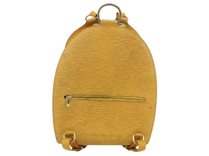 Zaino LOUIS VUITTON Epi Mabillon Giallo M52239 LV Auth 177227 - vista 2