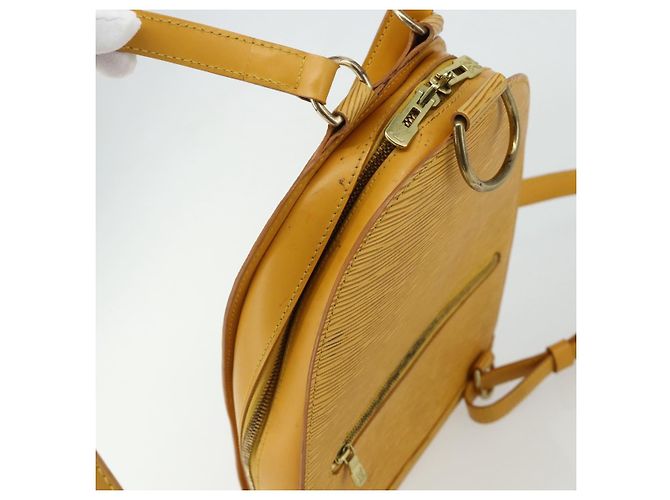 Zaino LOUIS VUITTON Epi Mabillon Giallo M52239 LV Auth 177227 - vista 6
