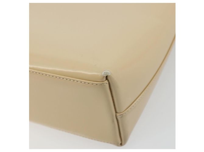 Borsa a Spalla GUCCI in Pelle Vernice Avorio Oro 001 3444 1812 Auth bs34812 - vista 16