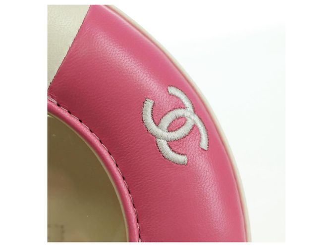 CHANEL Matelasse Cruise Line Chain Bag Pelle Bianco Oro CC Auth 178074SM D'oro - vista 20
