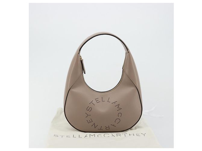 Autre Marque Borsa Stella MacCartney in pelle beige oro Auth BA12359A D'oro - vista 12