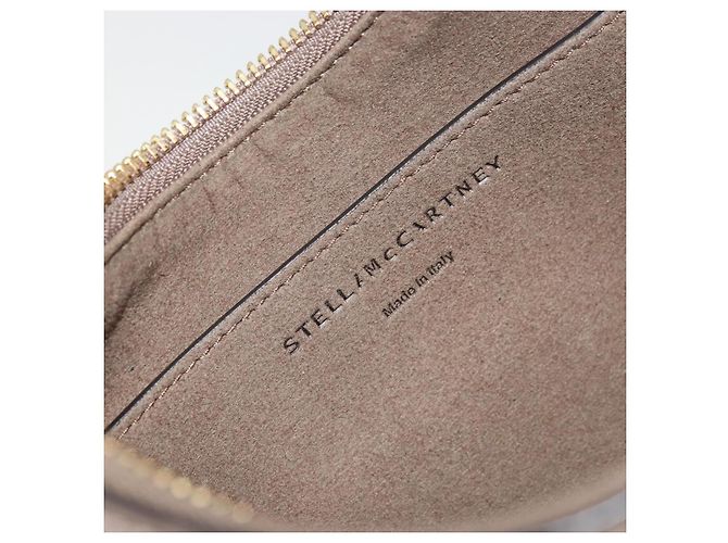 Autre Marque Borsa Stella MacCartney in pelle beige oro Auth BA12359A D'oro - vista 19