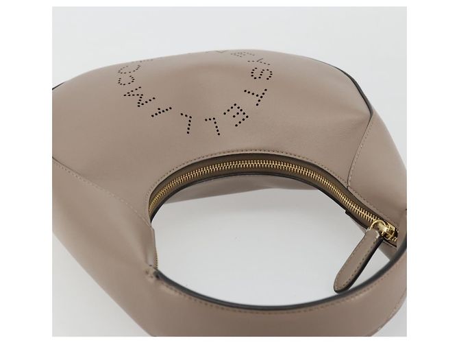 Autre Marque Borsa Stella MacCartney in pelle beige oro Auth BA12359A D'oro - vista 6