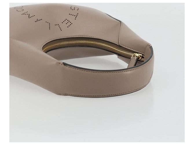 Autre Marque Borsa Stella MacCartney in pelle beige oro Auth BA12359A D'oro - vista 7