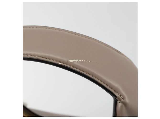 Autre Marque Borsa Stella MacCartney in pelle beige oro Auth BA12359A D'oro - vista 8