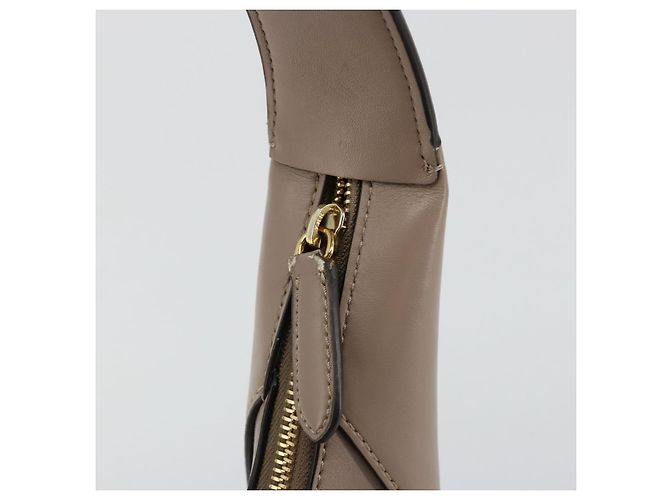 Autre Marque Borsa Stella MacCartney in pelle beige oro Auth BA12359A D'oro - vista 9
