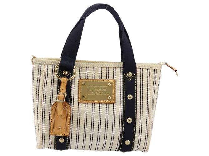 LOUIS VUITTON Antigua Cabas PM Borsa a Mano Beige M40134 LV Auth 177549 - vista 13