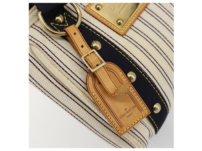 LOUIS VUITTON Antigua Cabas PM Borsa a Mano Beige M40134 LV Auth 177549 - vista 17