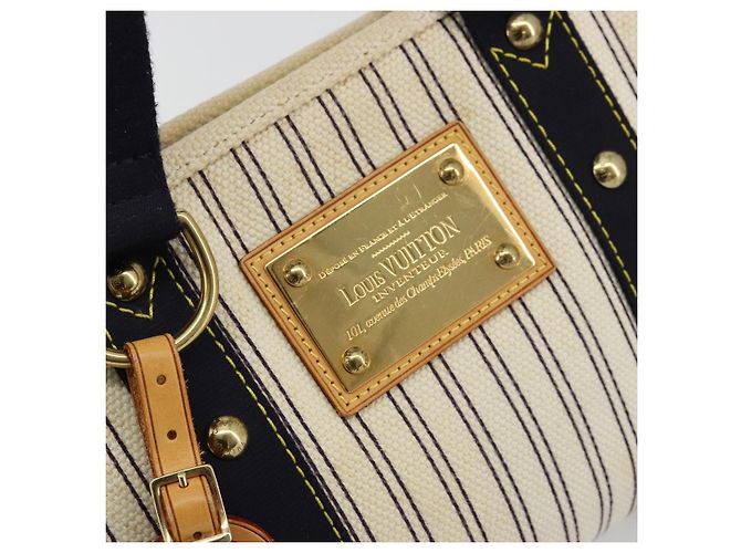 LOUIS VUITTON Antigua Cabas PM Borsa a Mano Beige M40134 LV Auth 177549 - vista 18