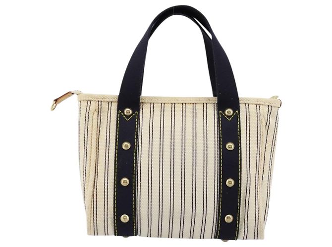LOUIS VUITTON Antigua Cabas PM Borsa a Mano Beige M40134 LV Auth 177549 - vista 2
