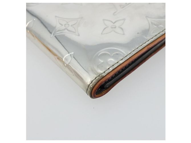 LOUIS VUITTON Cartera Mirror Portefeuille Slender Plata M80806 LV Auth 170546A - vista 14