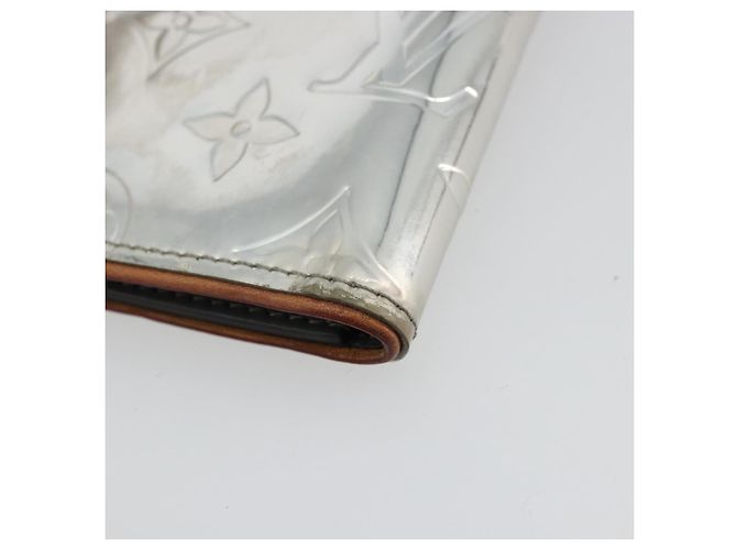 LOUIS VUITTON Cartera Mirror Portefeuille Slender Plata M80806 LV Auth 170546A - vista 15