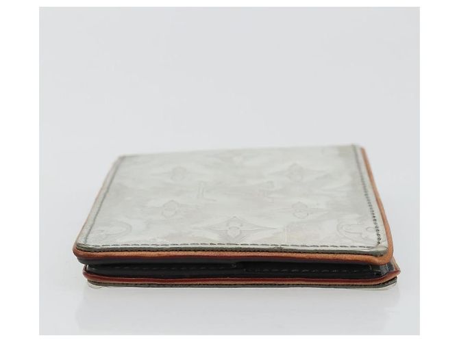LOUIS VUITTON Cartera Mirror Portefeuille Slender Plata M80806 LV Auth 170546A - vista 3
