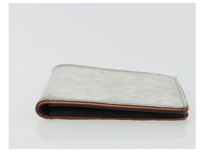 LOUIS VUITTON Cartera Mirror Portefeuille Slender Plata M80806 LV Auth 170546A - vista 6