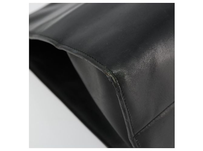 Bolsa de Ombro GUCCI em Couro Preto Prata 001 3038 Auth 178252 - vista 14
