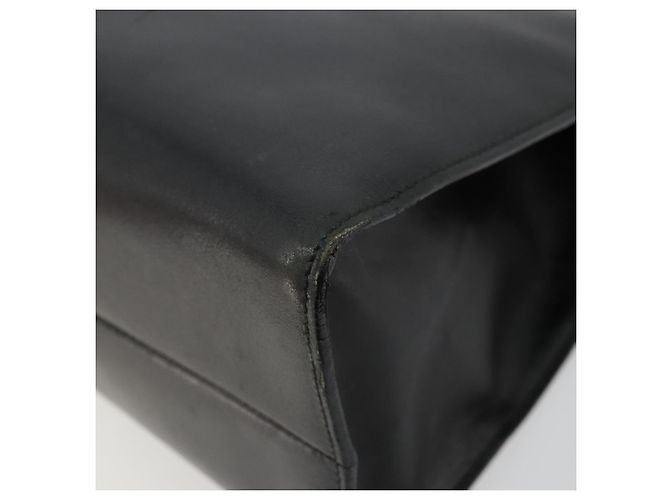 Bolsa de Ombro GUCCI em Couro Preto Prata 001 3038 Auth 178252 - vista 15