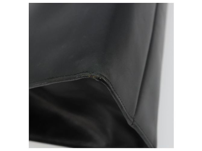 Bolsa de Ombro GUCCI em Couro Preto Prata 001 3038 Auth 178252 - vista 16