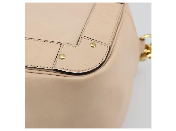 Chloé Borsa a tracolla Chloe in pelle rosa e oro Auth BA12443A D'oro - vista 15