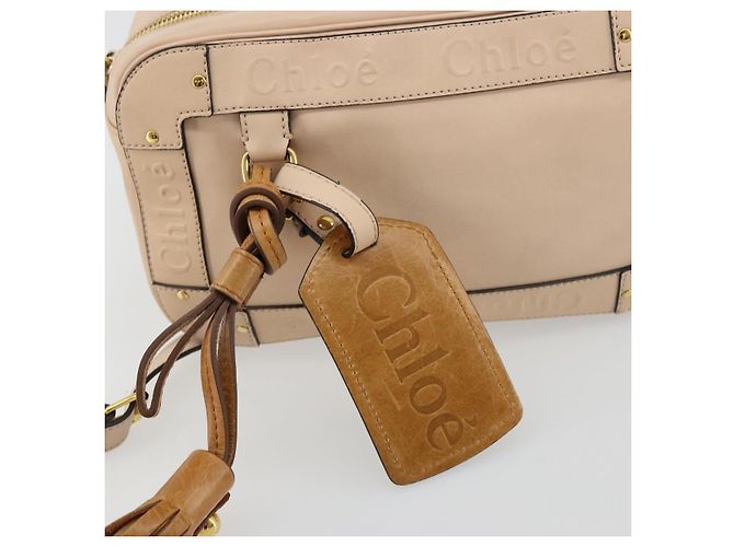 Chloé Borsa a tracolla Chloe in pelle rosa e oro Auth BA12443A D'oro - vista 19
