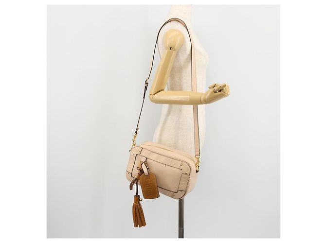Chloé Borsa a tracolla Chloe in pelle rosa e oro Auth BA12443A D'oro - vista 24