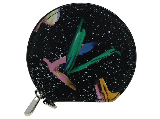 LOUIS VUITTON Splash Micro Boite Chapeau Purse Leather M58875 LV Auth 178087SAM Negro - vista 13
