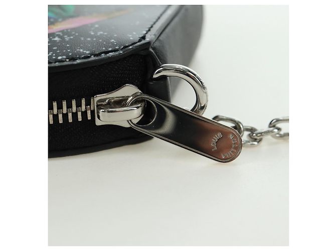 LOUIS VUITTON Splash Micro Boite Chapeau Purse Leather M58875 LV Auth 178087SAM Negro - vista 18