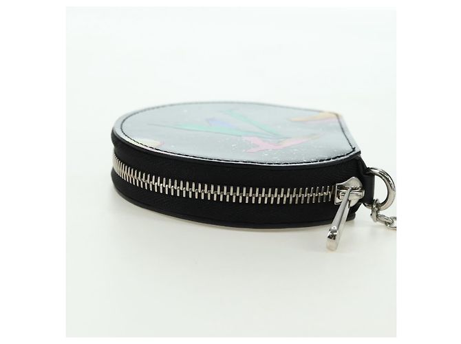LOUIS VUITTON Splash Micro Boite Chapeau Purse Leather M58875 LV Auth 178087SAM Negro - vista 3