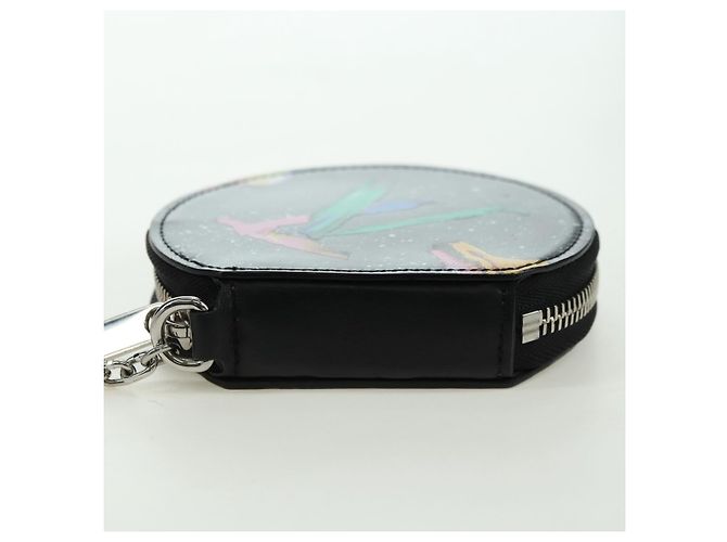 LOUIS VUITTON Splash Micro Boite Chapeau Purse Leather M58875 LV Auth 178087SAM Negro - vista 6