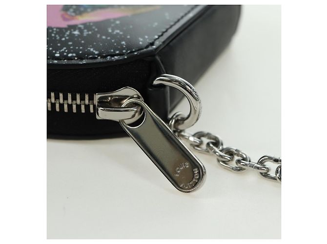 LOUIS VUITTON Splash Micro Boite Chapeau Purse Leather M58875 LV Auth 178087SAM Negro - vista 8