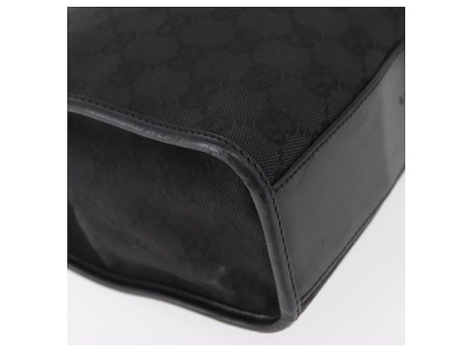 Borsa GUCCI GG Canvas Jackie Nera Argento 002 1065 Auth 178472 Nero - vista 15