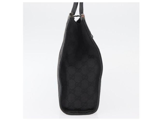 Borsa GUCCI GG Canvas Jackie Nera Argento 002 1065 Auth 178472 Nero - vista 4