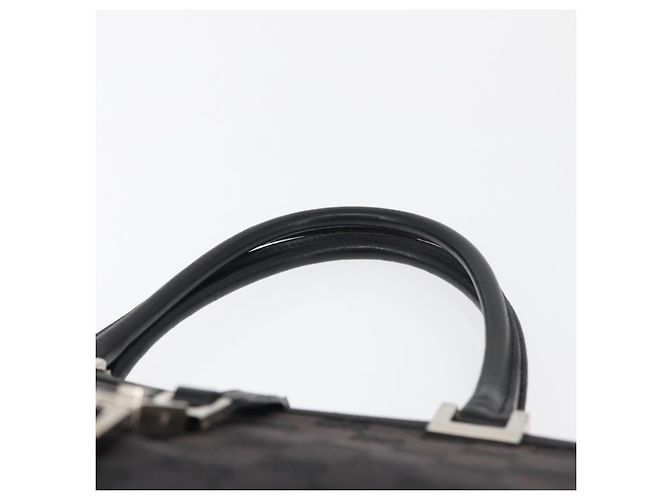 Borsa GUCCI GG Canvas Jackie Nera Argento 002 1065 Auth 178472 Nero - vista 8
