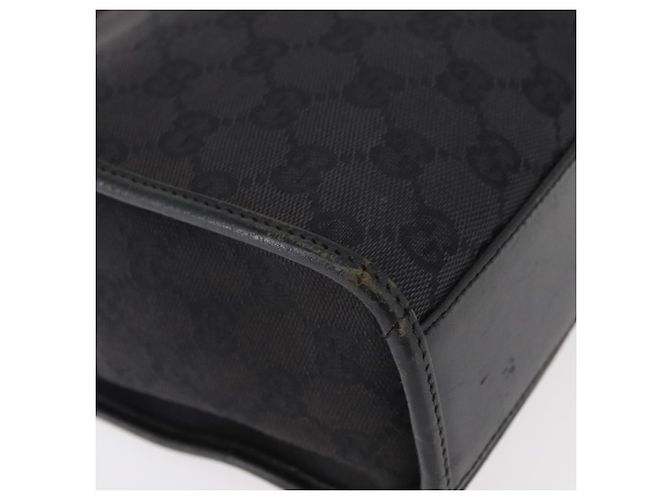 Borsa GUCCI GG Canvas Jackie Nera Argento 002 1065 Auth 178472 Nero - vista 9