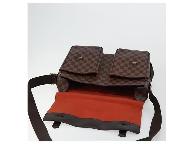 LOUIS VUITTON Borsa a tracolla Damier Ebene Broadway N42270 LV Auth 176312 - vista 10