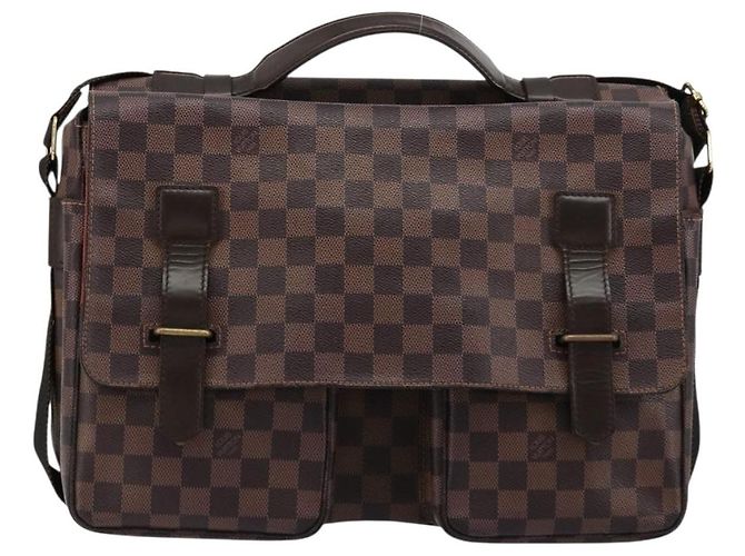 LOUIS VUITTON Borsa a tracolla Damier Ebene Broadway N42270 LV Auth 176312 - vista 13