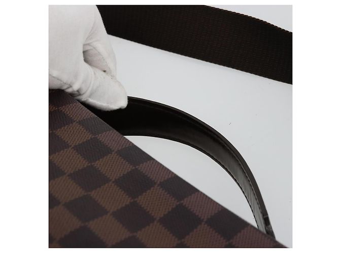 LOUIS VUITTON Borsa a tracolla Damier Ebene Broadway N42270 LV Auth 176312 - vista 14