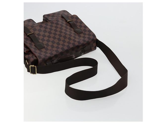 LOUIS VUITTON Borsa a tracolla Damier Ebene Broadway N42270 LV Auth 176312 - vista 8