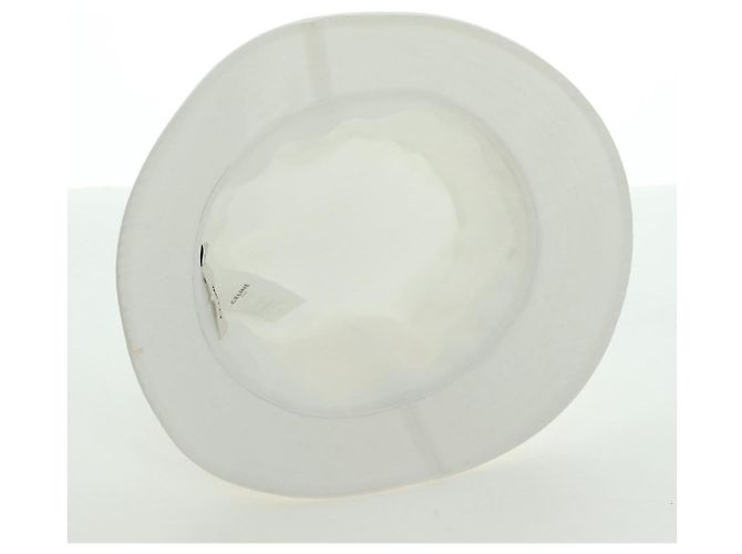 Céline Cappello Bucket CELINE in cotone L bianco Auth 175079M - vista 7