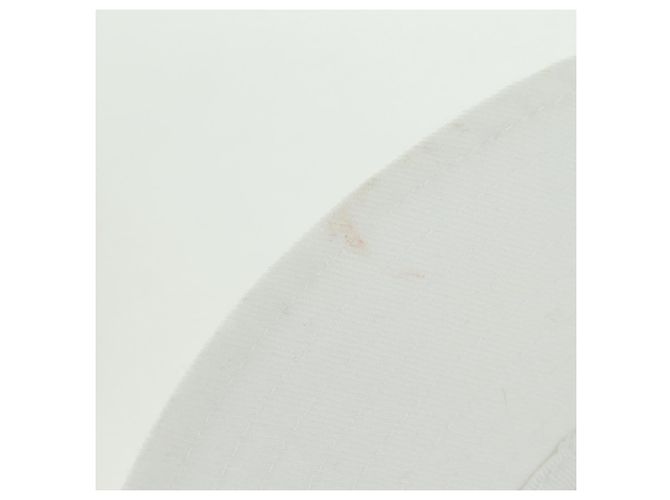 Céline Cappello Bucket CELINE in cotone L bianco Auth 175079M - vista 8