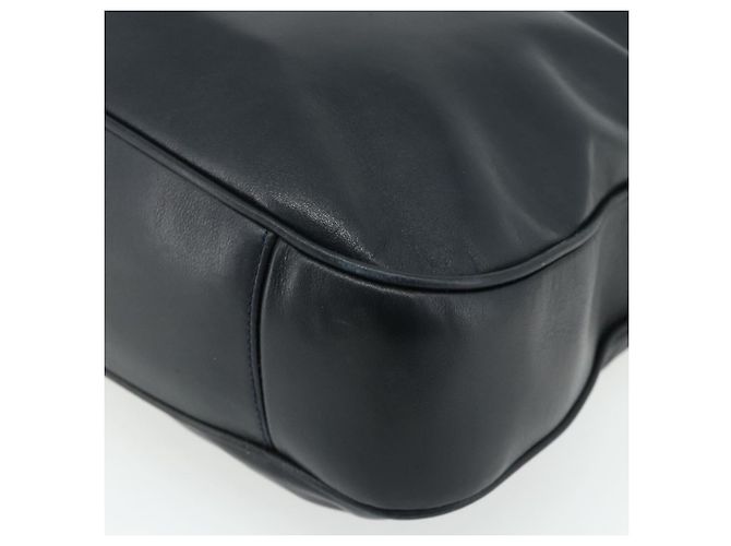 Borsa a Spalla GUCCI Bamboo in Pelle Nera e Oro 001 1577 2615 Auth bs34923 Nero D'oro - vista 15
