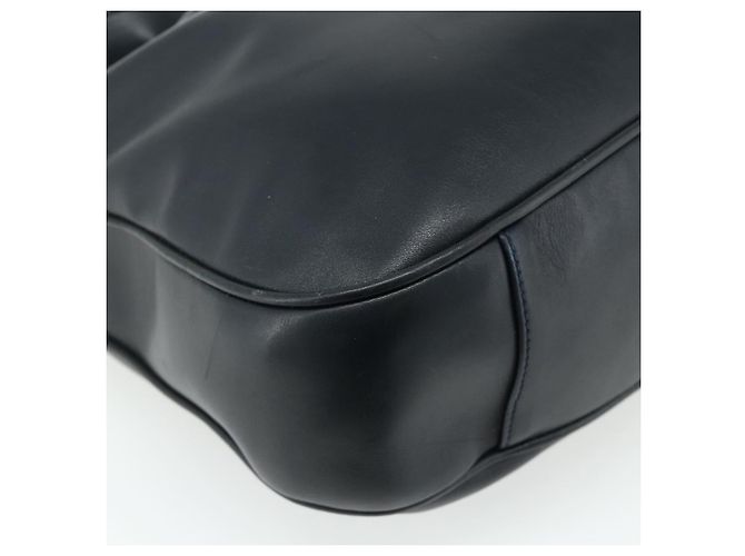 Borsa a Spalla GUCCI Bamboo in Pelle Nera e Oro 001 1577 2615 Auth bs34923 Nero D'oro - vista 16