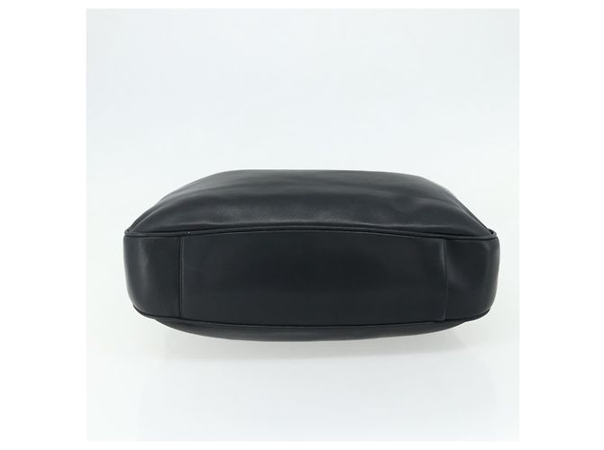 Borsa a Spalla GUCCI Bamboo in Pelle Nera e Oro 001 1577 2615 Auth bs34923 Nero D'oro - vista 5