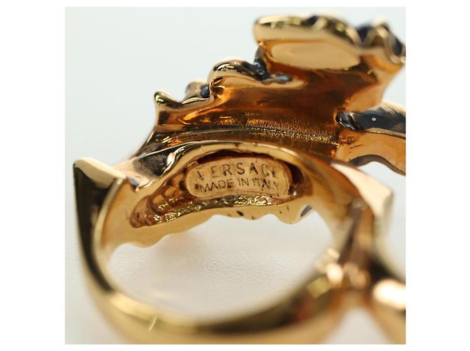 VERSACE Ring Metall Gold Tone Auth bs34882A - Ansicht 11