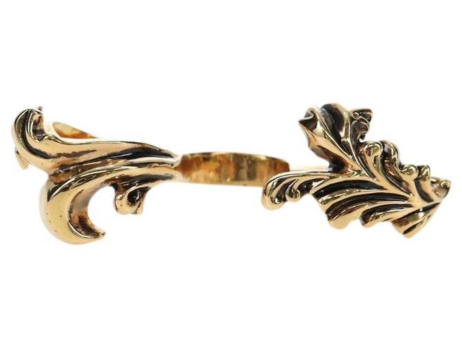 VERSACE Ring Metall Gold Tone Auth bs34882A - Ansicht 13