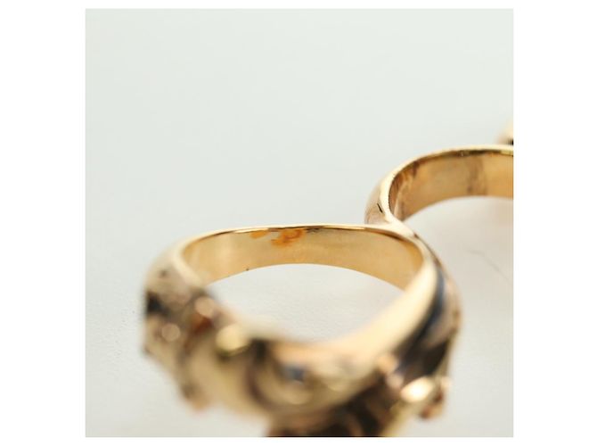 VERSACE Ring Metall Gold Tone Auth bs34882A - Ansicht 14